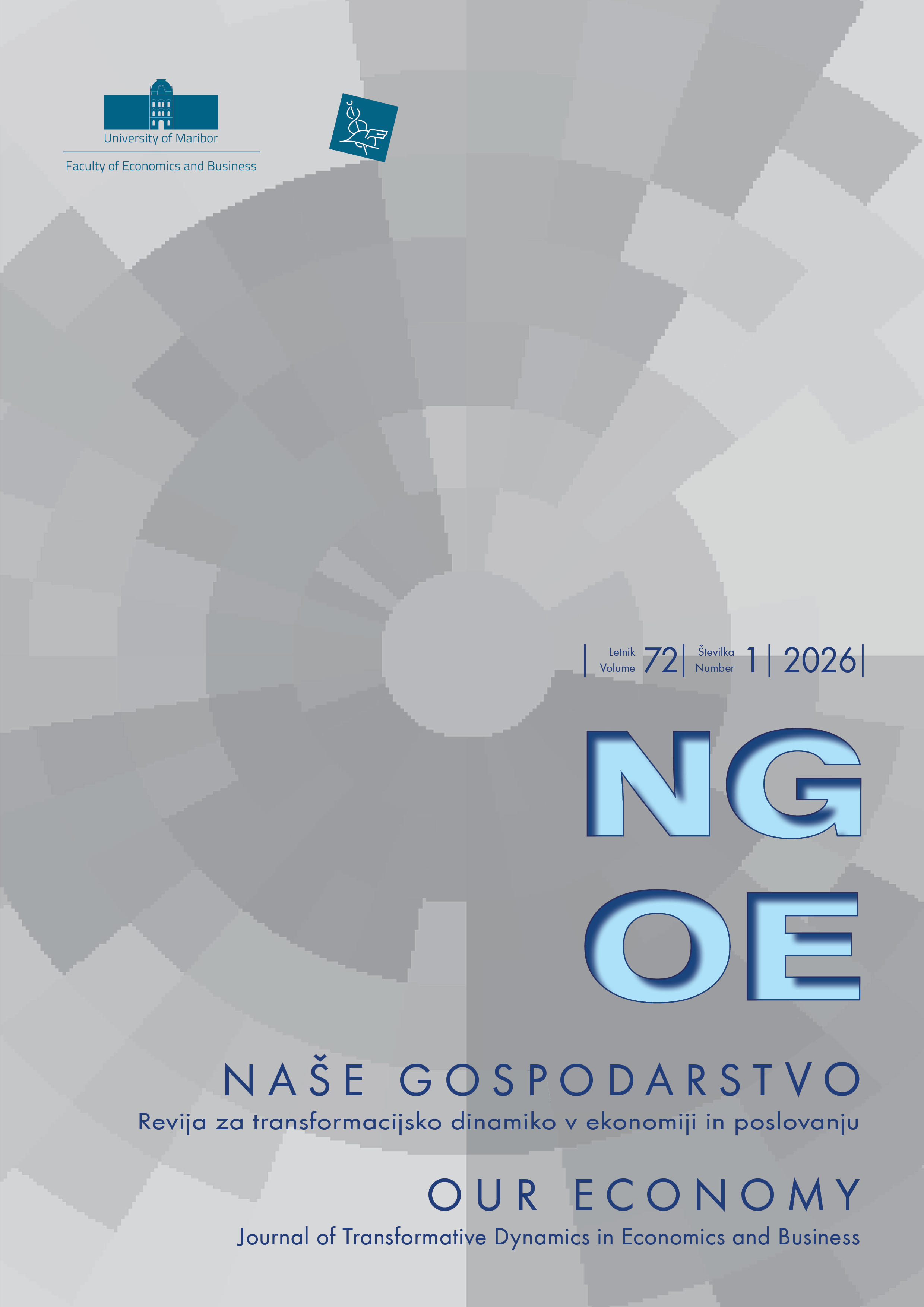 					View Vol. 72 No. 1 (2026): Naše gospodarstvo/Our Economy
				