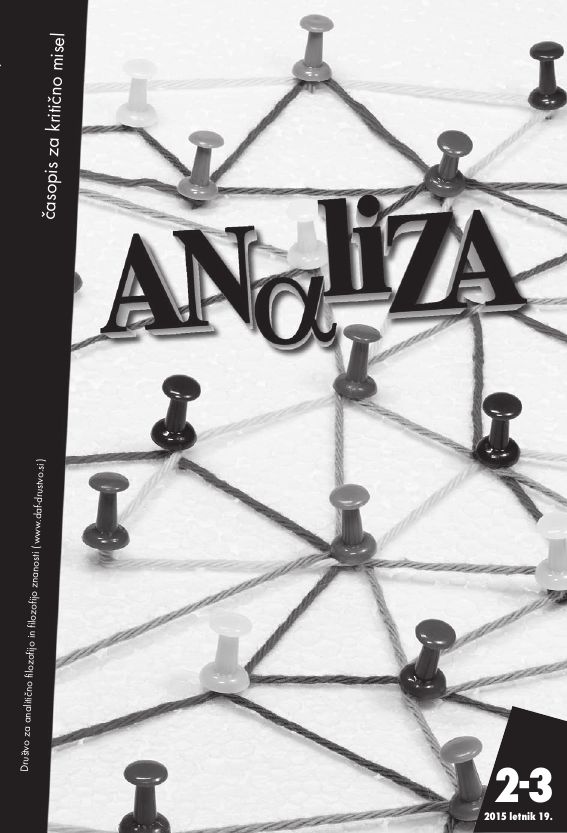 Naslovnica: Analiza, Letn. 19 Št. 2-3 (2015)