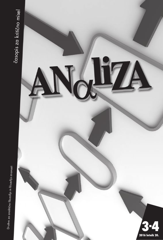 Naslovnica: Analiza, Letn. 20 Št. 3-4 (2016)
